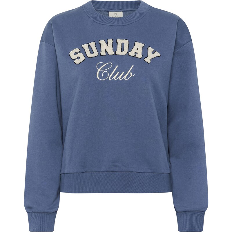 Kaffe Mikina KAElenora zafírová / čierna / šedobiela 65657707