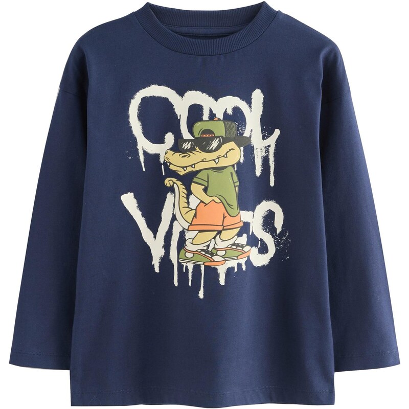 Next Tričko tmelová / námornícka modrá / zelená / oranžová 65993143