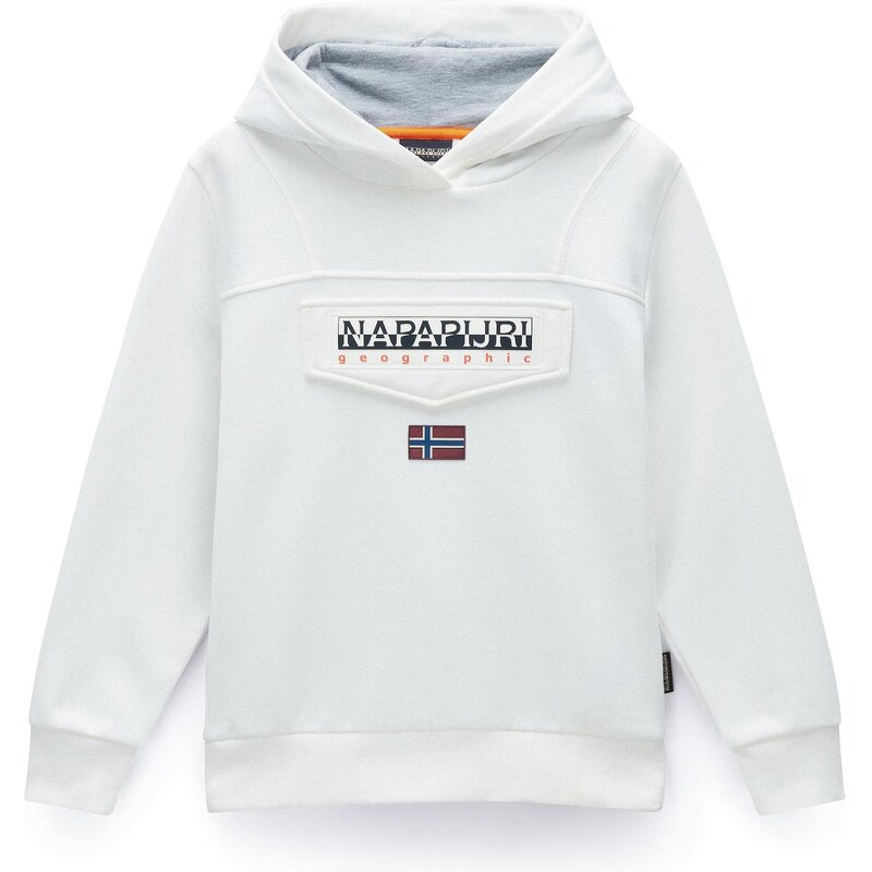 NAPAPIJRI Mikina Burgee W 3 modrá / tmavočervená / čierna / biela 65494147