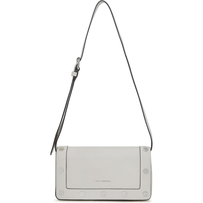 Karl Lagerfeld Taška cez rameno ROCKY MARAIS svetlosivá 65494568