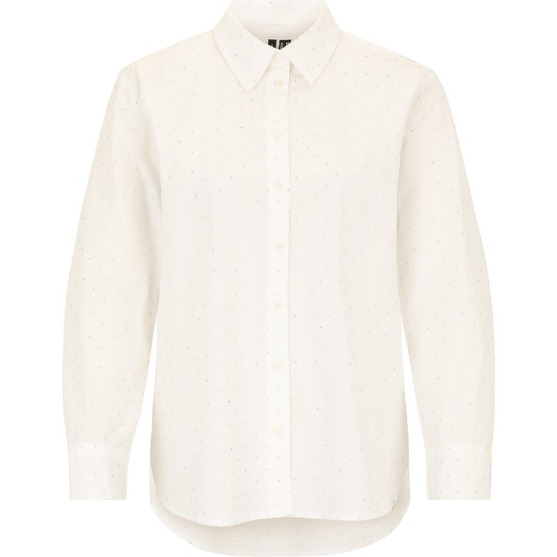 Vero Moda Petite Blúzka VMINGA RHINE strieborná / prírodná biela 65894550