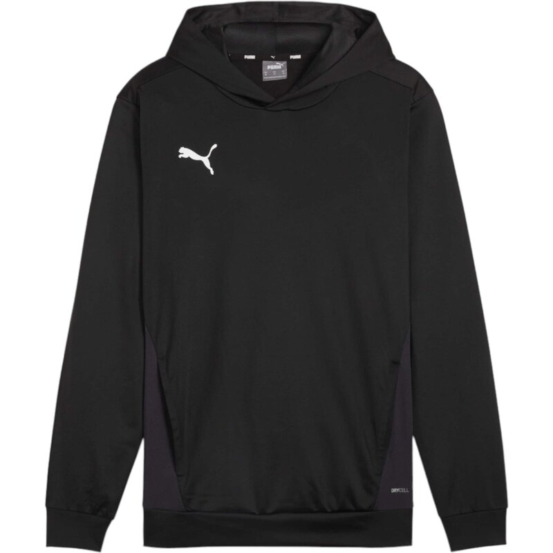 PUMA Športová mikina TeamGoal tmavofialová / čierna / biela 65493153