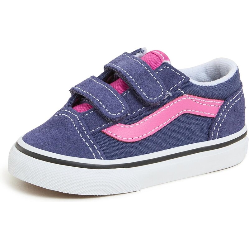 VANS Tenisky Old Skool Hook And Loop námornícka modrá / svetloružová 66008083