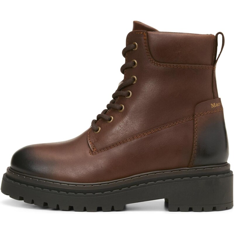 Marc OPolo Šnurovacie členkové čižmy Philomena tmavohnedá 65891497