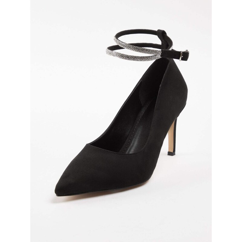 Trendyol Lodičky čierna / strieborná 64339393