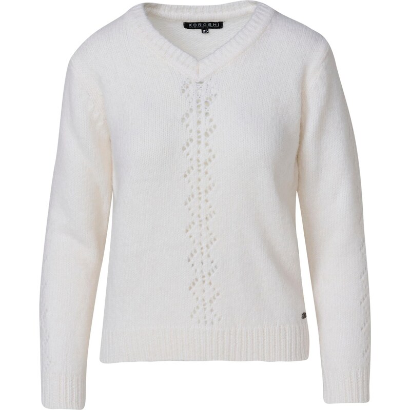 KOROSHI Sveter biela 65889477