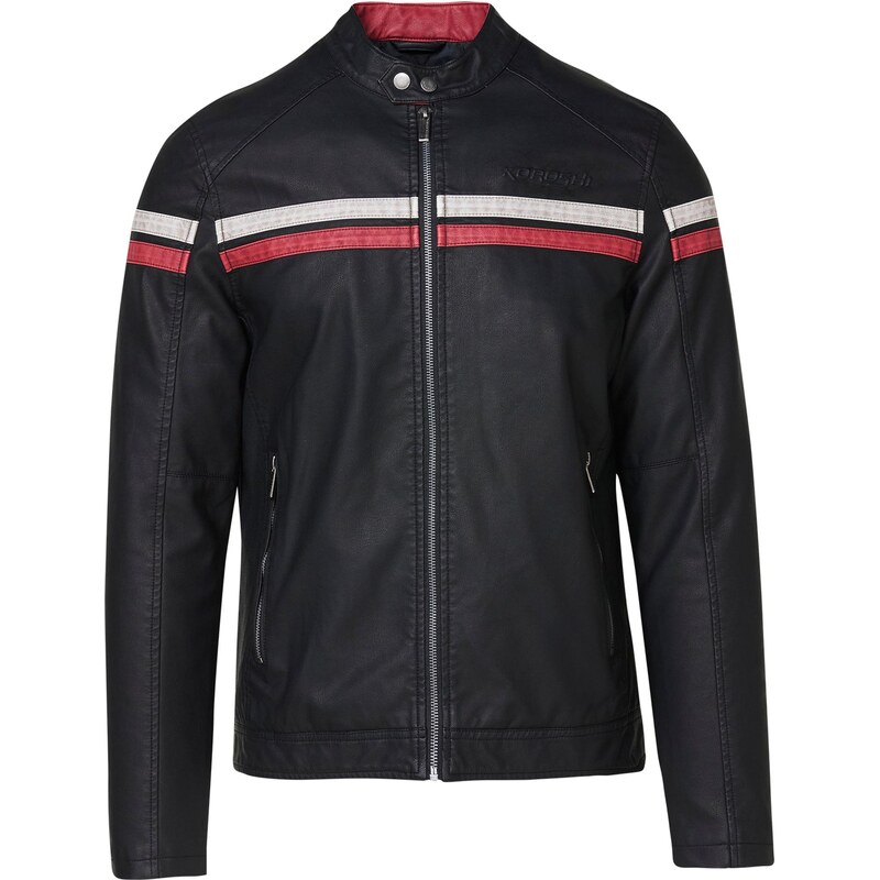 KOROSHI Prechodná bunda červená / čierna / biela 65679012