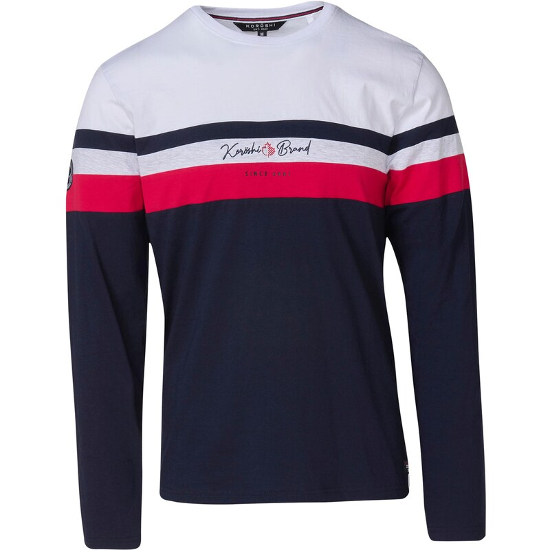 KOROSHI Tričko námornícka modrá / červená / biela 65889696