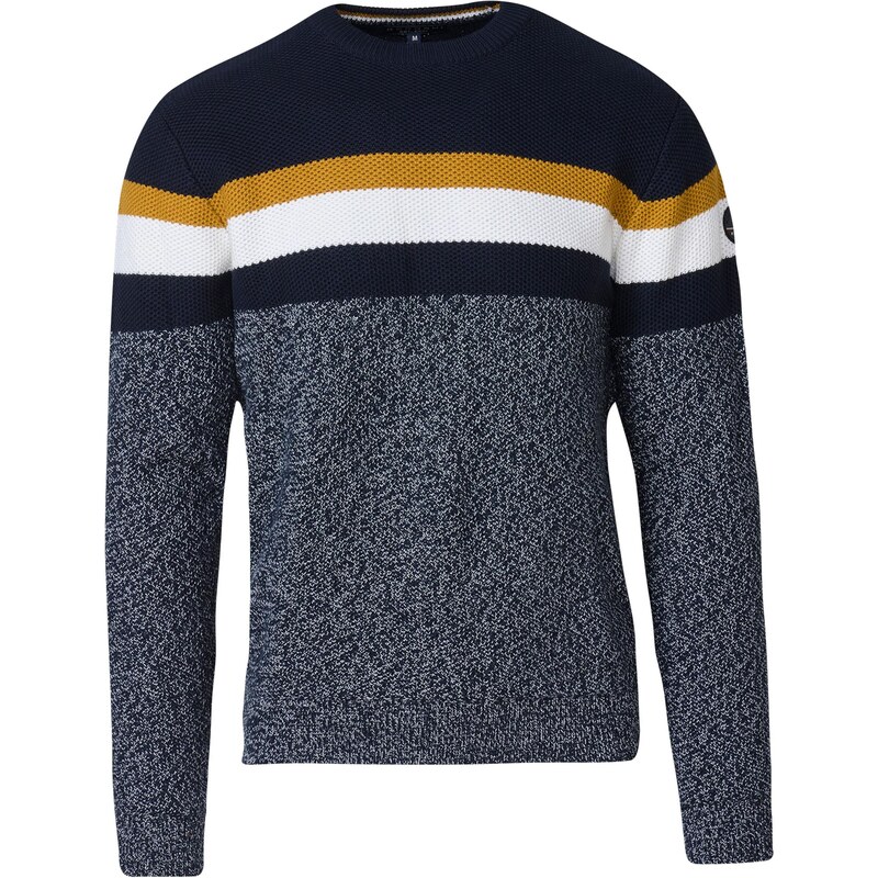 KOROSHI Sveter námornícka modrá / žltá / sivá / biela 65889719