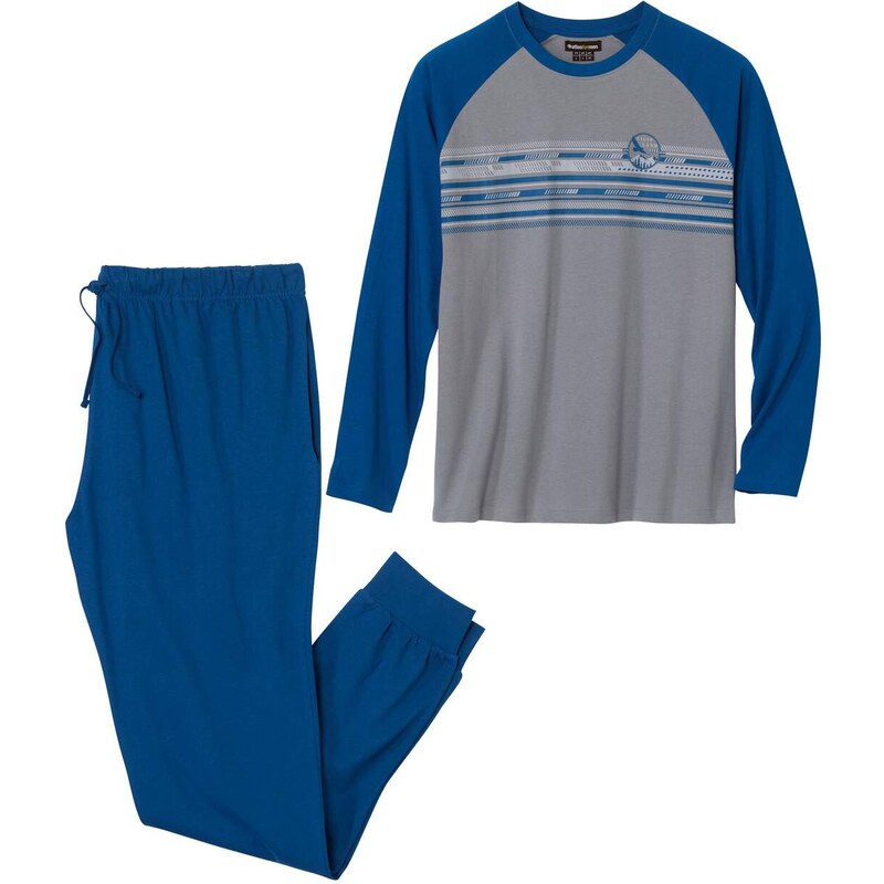 Bavlnené pyžamo Eagle Land Atlas For Men Modrá 57656226