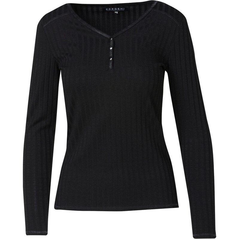 KOROSHI Tričko čierna 65890021