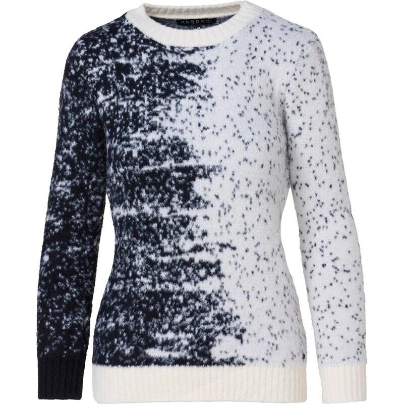 KOROSHI Sveter čierna / biela 65890016