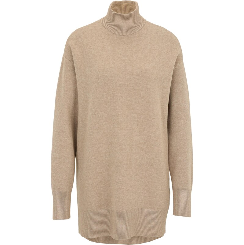 Vero Moda Tall Sveter VMGOLDART béžová melírovaná 65582335