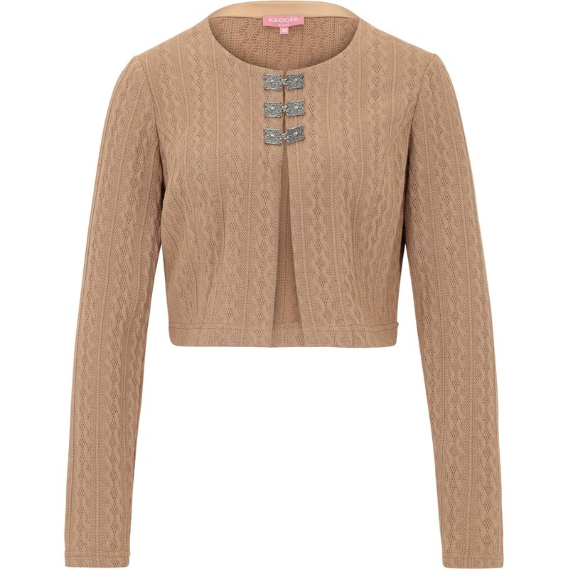Krüger Madl Pletené sako piesková 65894539