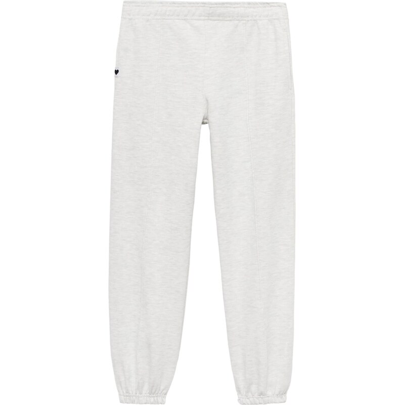 MANGO KIDS Nohavice SEAM svetlosivá 65894556