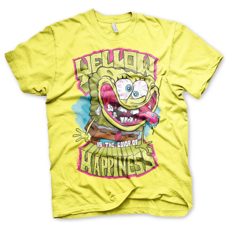 Hybris SpongeBob Squarepants Yellow Is The Color Of Happiness (tričko) 65497851