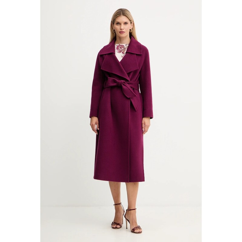 Vlnený kabát Simona Corsellini 65500583