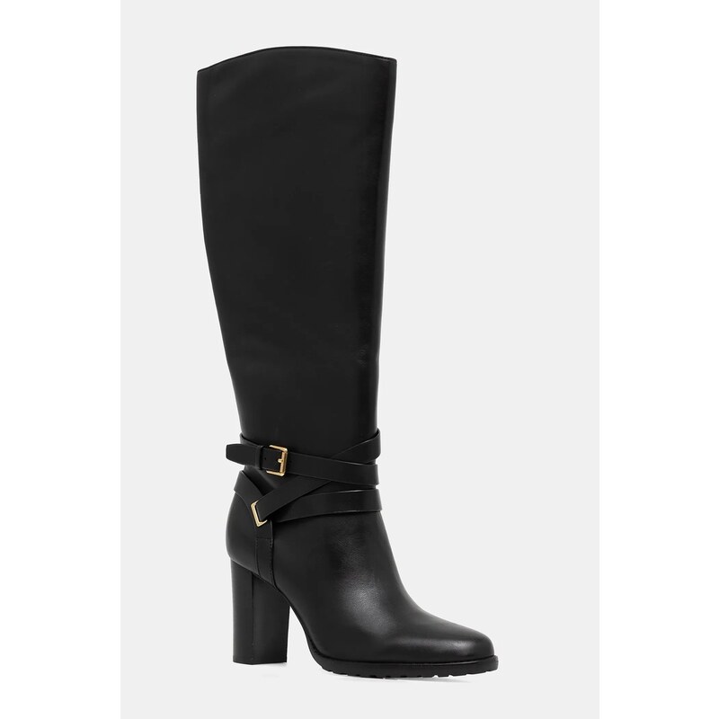Kožené čižmy Lauren Ralph Lauren Cllns Tl Hl 65502181