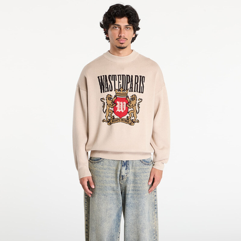 Sveter Wasted Paris M Crest Sweater Sahara XL 65502280