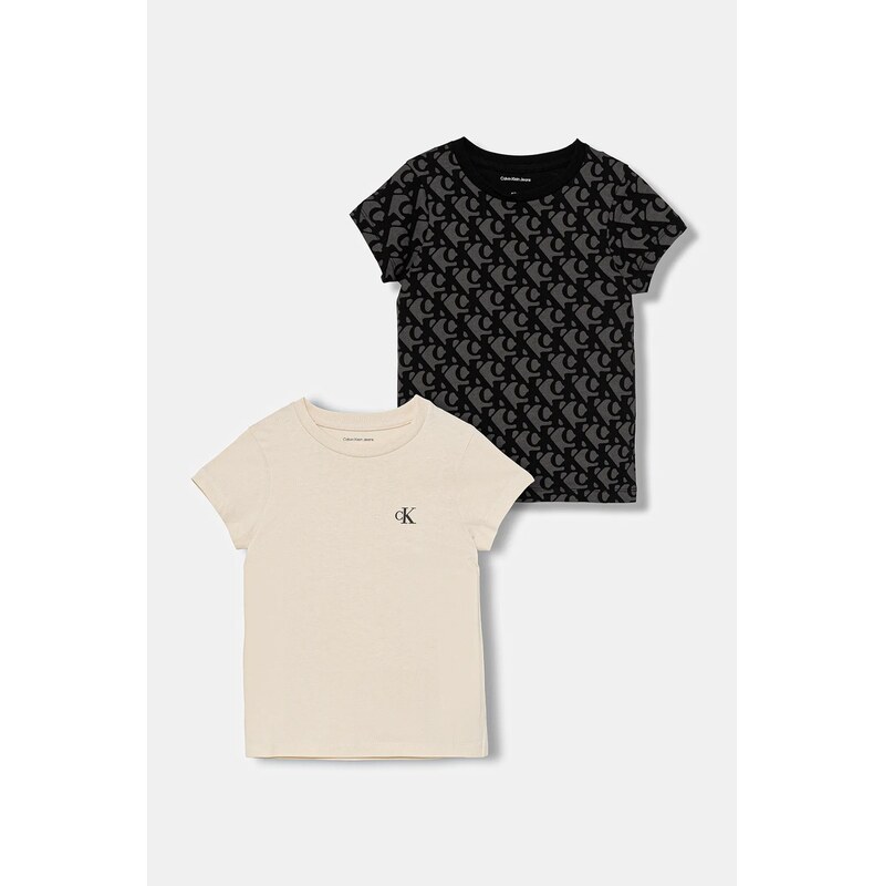 Detské bavlnené tričko Calvin Klein Jeans 2-pak 65503058