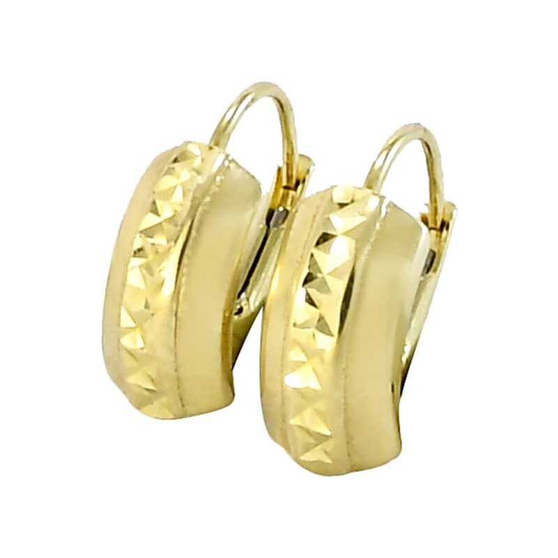 Zlaté náušnice Glare 495 65503568