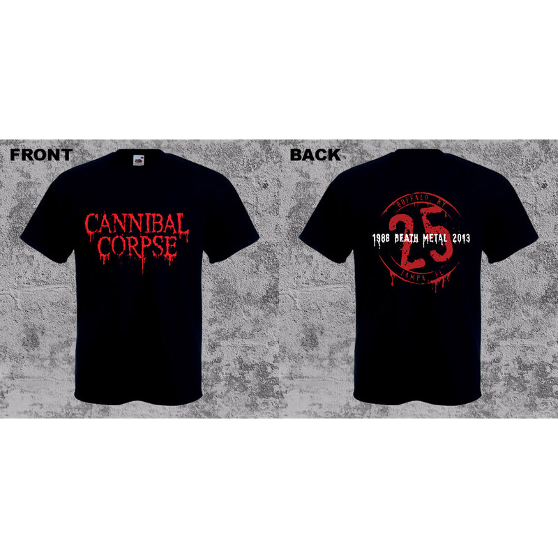 Fruit of the Loom Cannibal Corpse - 25 Years (tričko) 65512667