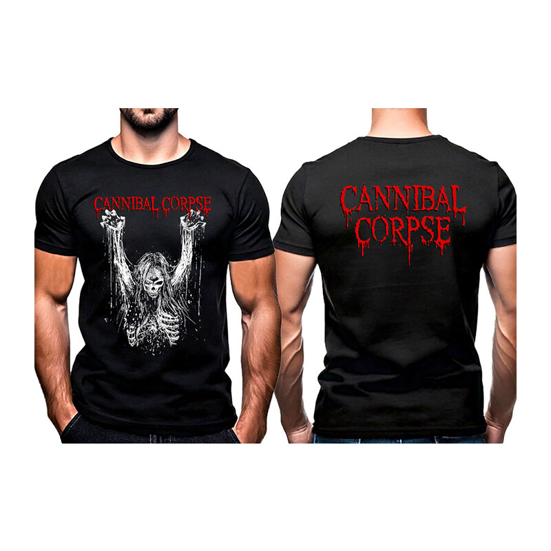 Fruit of the Loom Cannibal Corpse - Skeleton Hands Up (tričko) 65512672