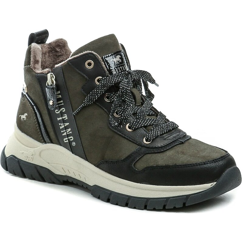 Mustang 15M0172006 oliva dámska zimná obuv 65531406