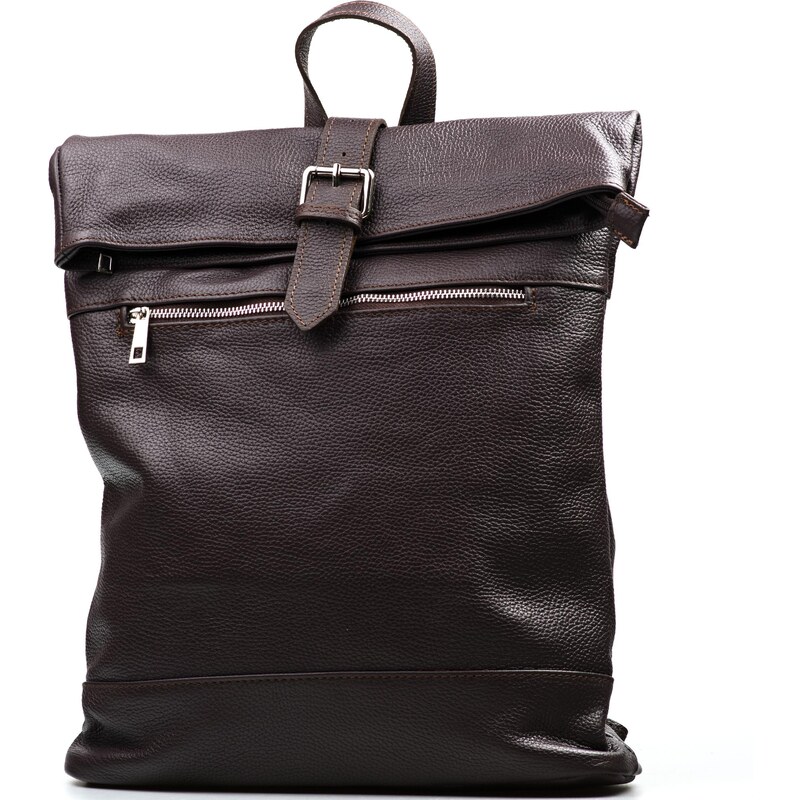 Blaire Kožený batôžtek Lilione tmavo hnedý 65531557