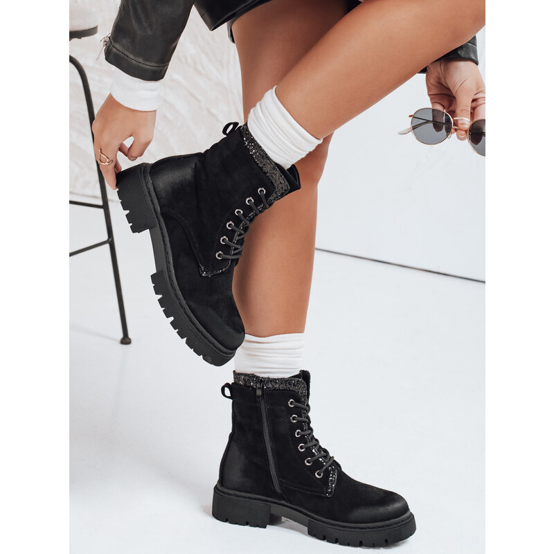 BASIC Čierne štýlové workery JUPITER ZY0399 47135391