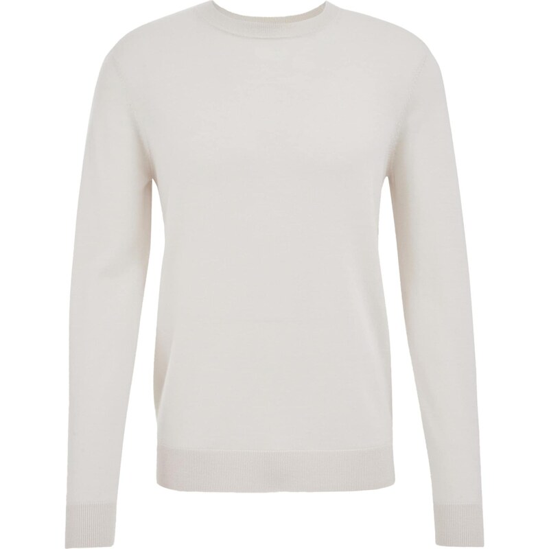 WE Fashion Sveter šedobiela 65662564