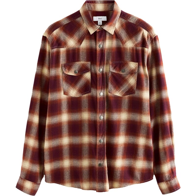 Next Košeľa béžová / oranžová / bordová 65663400