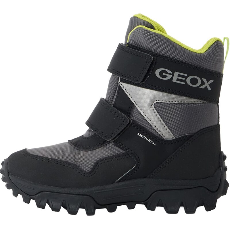 GEOX Snehule HIMALAYA neónovo žltá / sivá / čierna 65537487