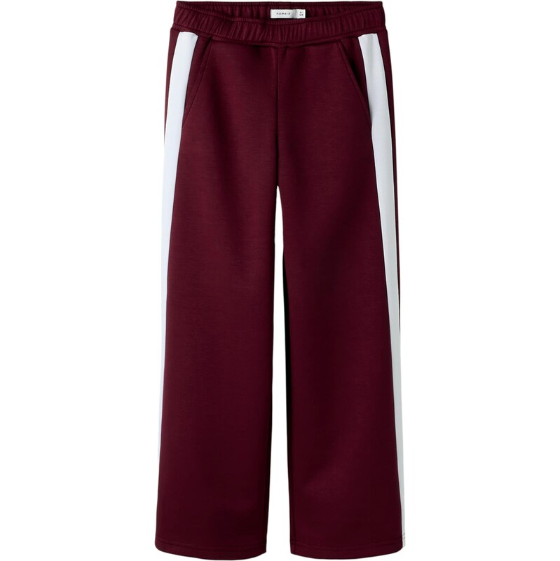 NAME IT Nohavice FNEHA červená / biela 65560097