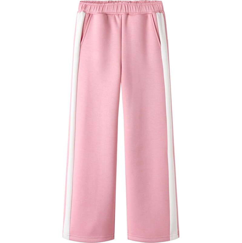 NAME IT Nohavice NKFNEHA ružová / biela 65560096