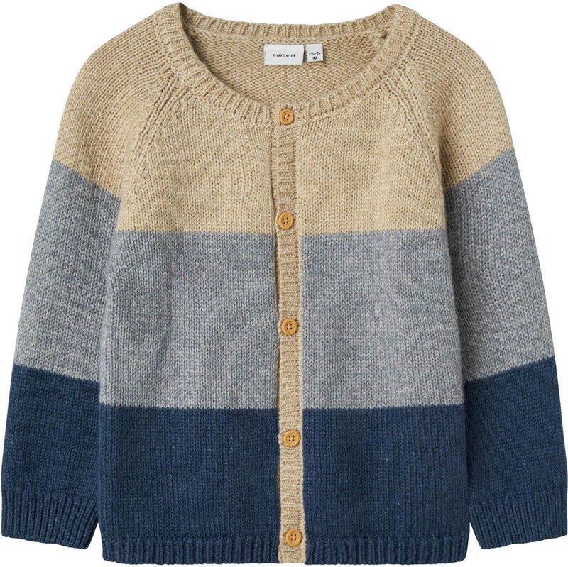 NAME IT Kardigán NMMoller tmelová / tmavomodrá / svetlomodrá 65537735