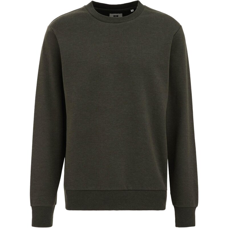 WE Fashion Mikina olivová / tmavozelená 65832188