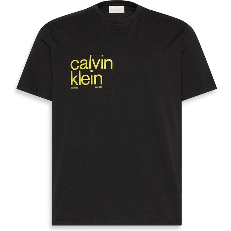 Calvin Klein Jeans Tričko 20S IO žltá / čierna 65694600