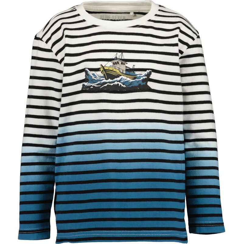 BLUE SEVEN Tričko enciánová / kráľovská modrá / čierna / šedobiela 65905327