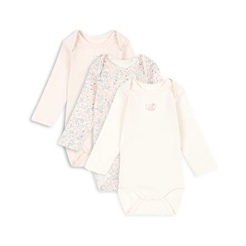 Bavlnené body pre bábätká Fanga Fontana FIO 3 PACK LS BODY OCS 3-pak 65537828