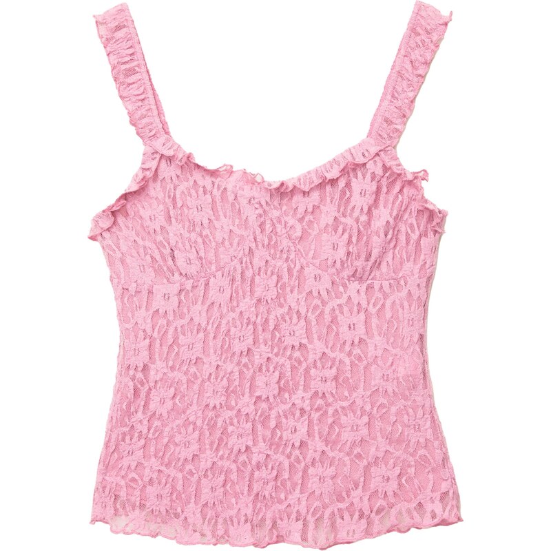 Pull&Bear Top ružová 65886563