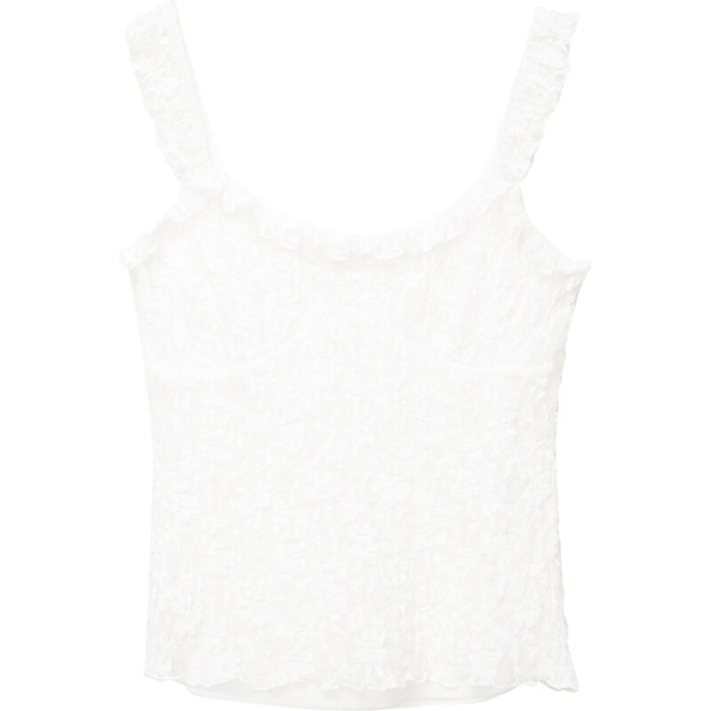 Pull&Bear Top biela 65886580