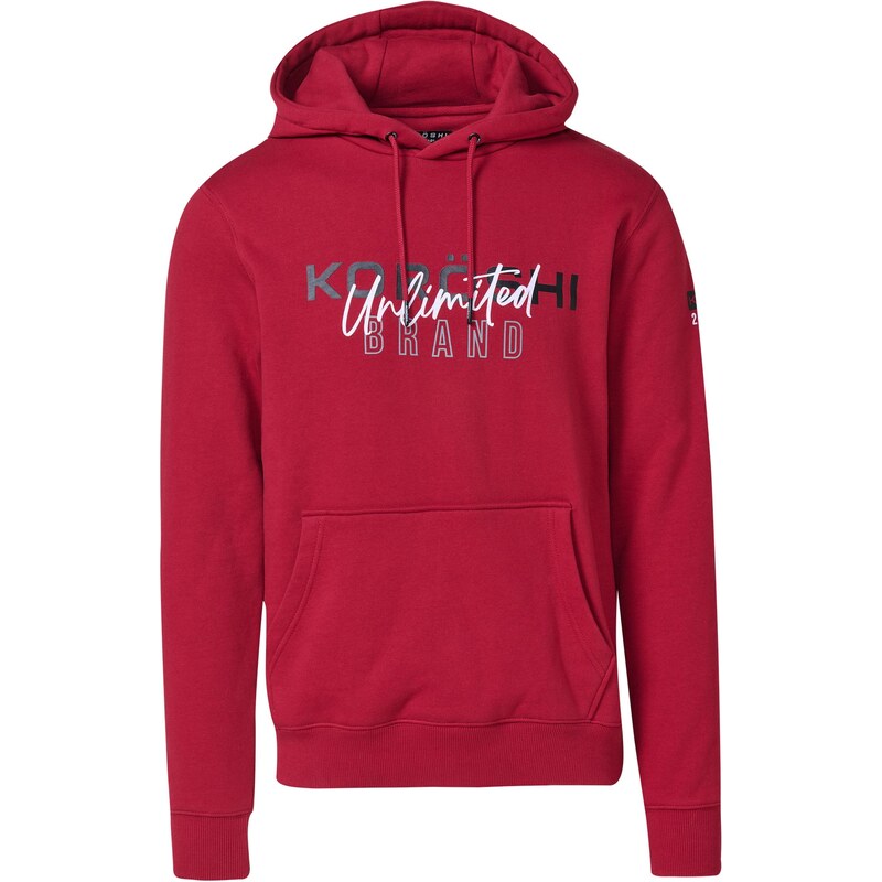 KOROSHI Mikina sivá / červená / biela 65694925