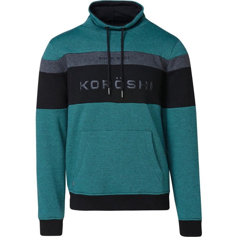 KOROSHI Mikina tyrkysová / antracitová / čierna 65694927