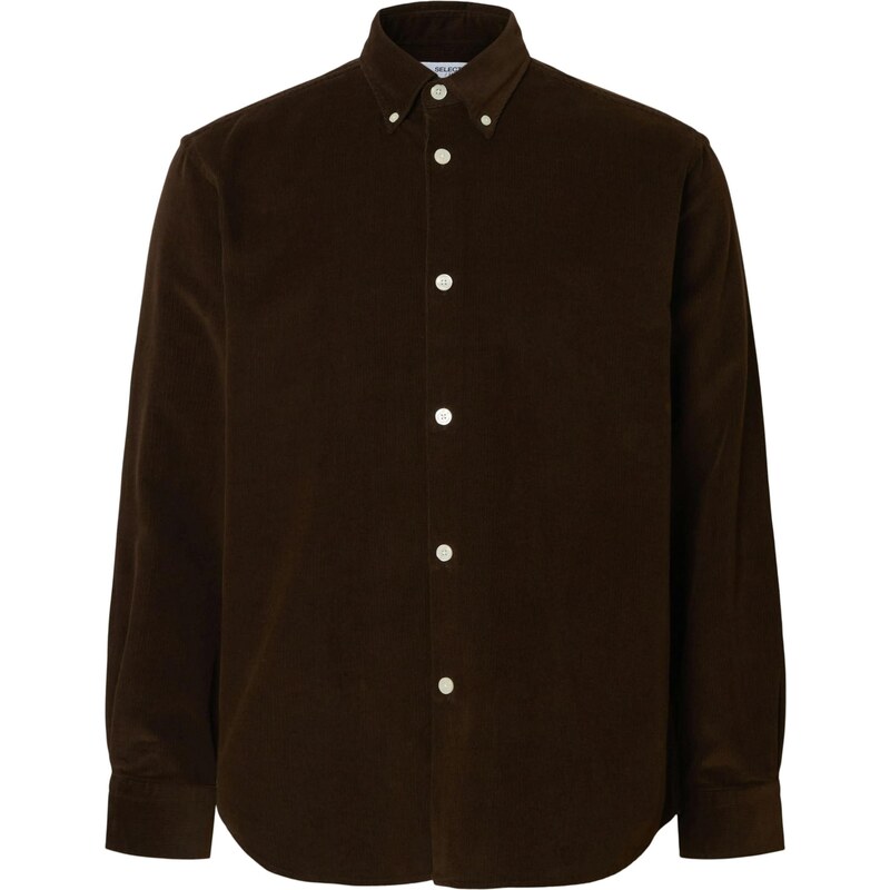 SELECTED Košeľa SLHDanni tmavohnedá 65922293