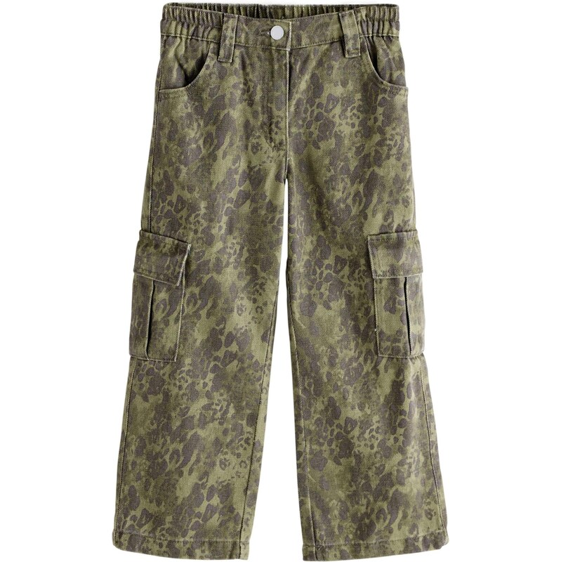 Next Džínsy kaki / olivová / svetlozelená 65891947