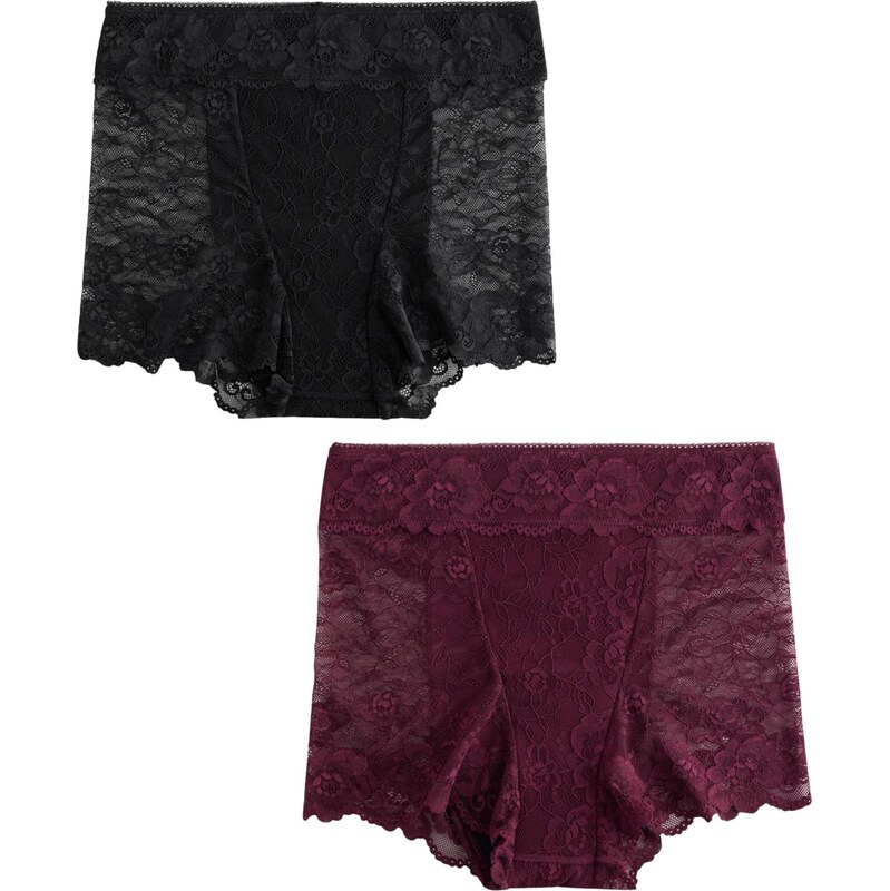 Next Nohavičky burgundská / čierna 65663473