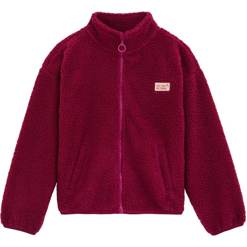 WE Fashion Prechodná bunda tmavoružová 65659822