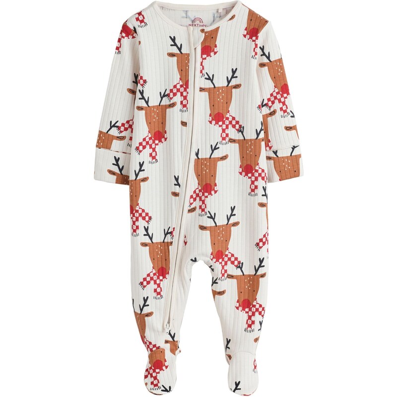 Next Pyžamo nebielená / hnedá / červená / čierna 65891741