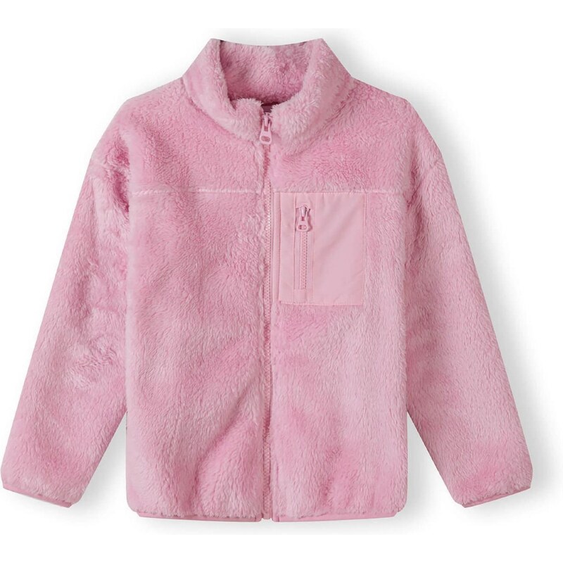 MINOTI Tepláková bunda svetloružová 65892713